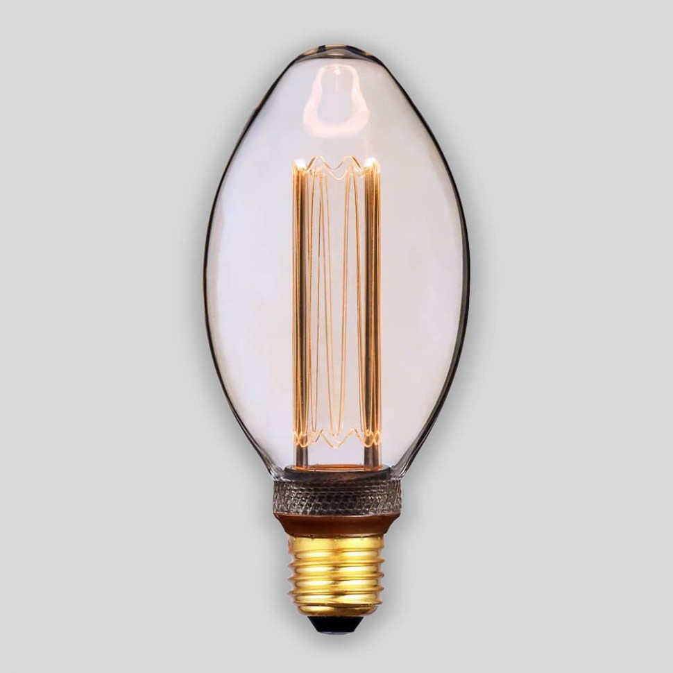 Лампа светодиодная диммируемая Hiper E27 4,5W 1800K янтарная HL-2236