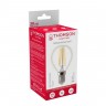 Лампа светодиодная филаментная Thomson E14 7W 2700K шар прозрачная TH-B2083