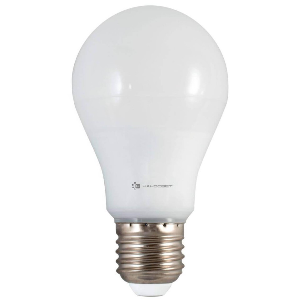Лампа светодиодная Наносвет E27 10W 4000K матовая LE-GLS-10/E27/940 L163