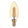 Лампа светодиодная филаментная Thomson E14 9W 2400K свеча прозрачная TH-B2115