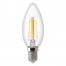 Лампа светодиодная филаментная Thomson E14 9W 2700K свеча прозрачная TH-B2069