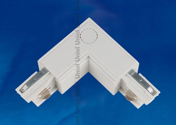 Соединитель для шинопроводов L-образный внутренний Uniel UBX-A22 White 09765