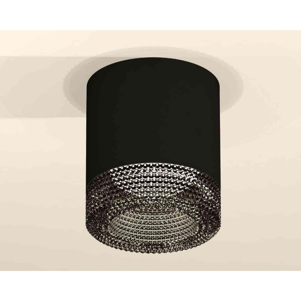 Комплект накладного светильника Ambrella light Techno Spot XS7402011 SBK/BK черный песок/тонированный (C7402, N7192)
