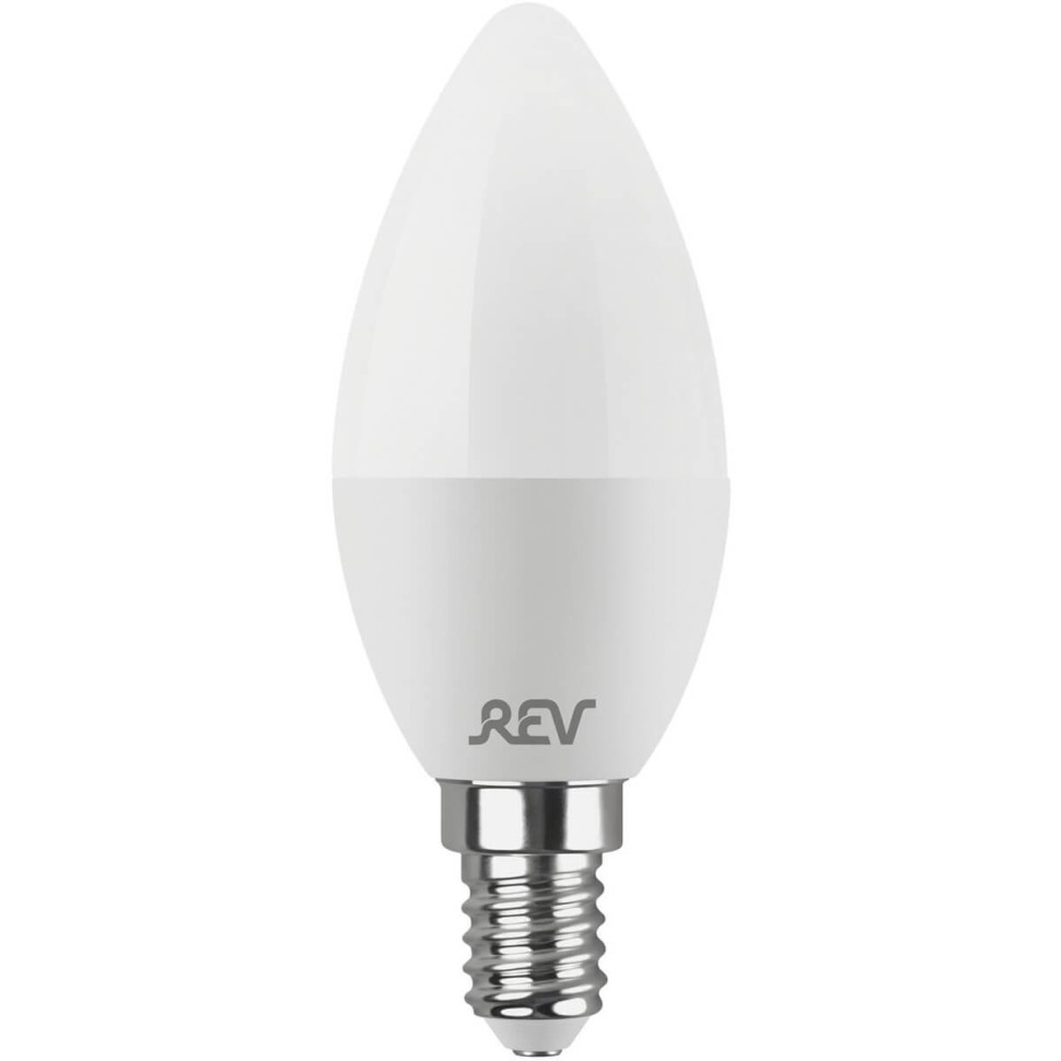 Лампа светодиодная REV C37 Е14 5W 4000K нейтральный белый свет свеча 32272 6