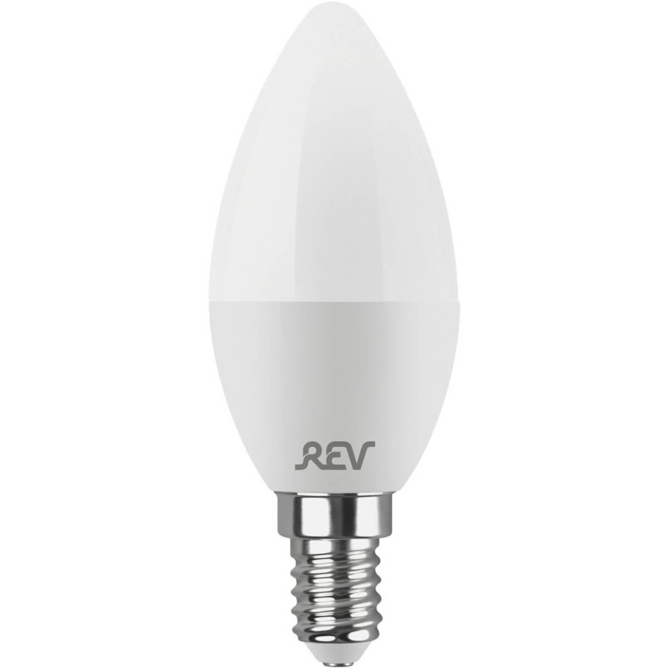 Лампа светодиодная REV C37 Е14 7W 2700K теплый свет свеча 32349 5