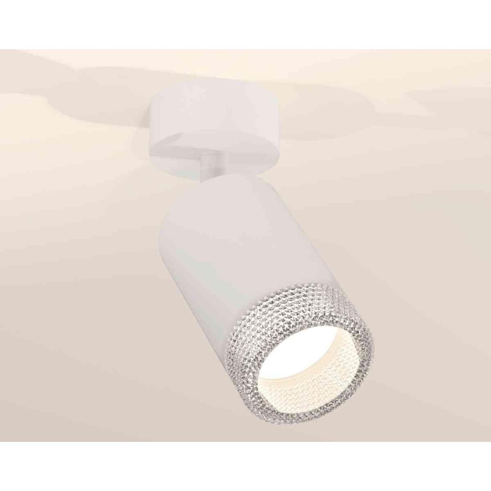 Комплект накладного светильника Ambrella light Techno Spot XM6312001 SWH/CL белый песок/прозрачный (A2202, C6312, N6150)