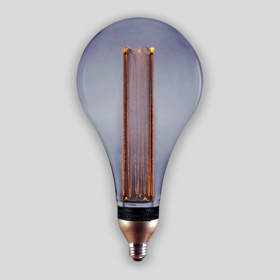 Лампа светодиодная диммируемая Hiper E27 8W 2000K дымчатая HL-2255