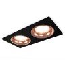 Комплект встраиваемого светильника Ambrella light Techno Spot XC7636006 SBK/PPG черный песок/золото розовое полированное (C7636, N7015)