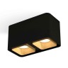 Комплект накладного светильника Ambrella light Techno Spot XS7851004 SBK/SGD черный песок/золото песок (C7851, N7704)