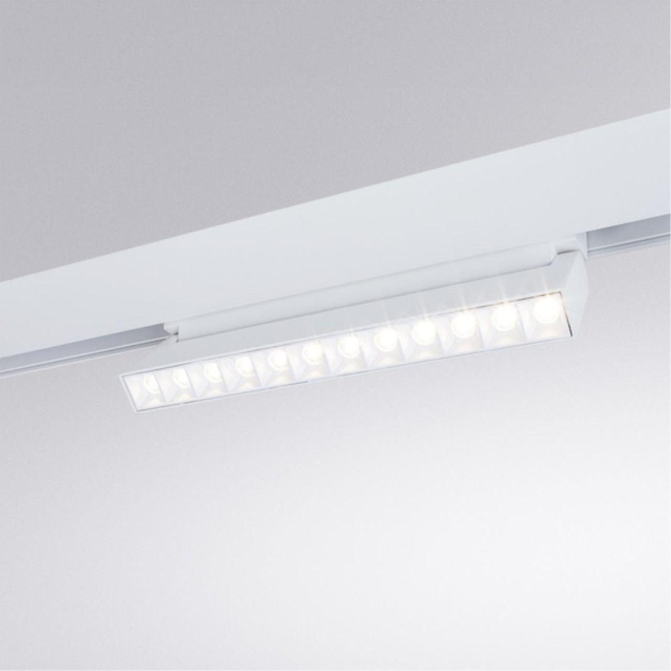 Трековый светодиодный светильник Arte Lamp Linea A4668PL-1WH