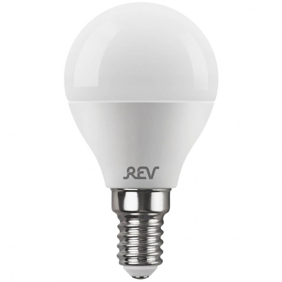 Лампа светодиодная REV G45 E14 7W нейтральный белый свет шар 32341 9