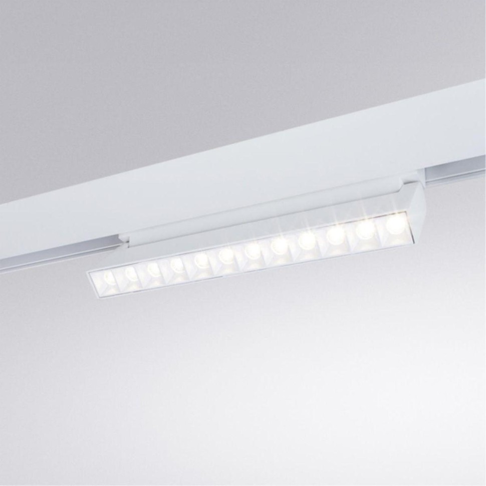 Трековый светодиодный светильник Arte Lamp Linea A4678PL-1WH