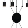 Подвесной светодиодный светильник Lumien Hall Керро 8003/6P-BK