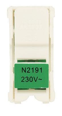 Светодиодный блок подсветки 1-полюсного выключателя ABB Zenit зеленый 2CLA219100N1001