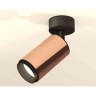 Комплект накладного светильника Ambrella light Techno Spot XM6326021 PPG/PBK золото розовое полированное/черный полированный (A2210, C6326, N6121)