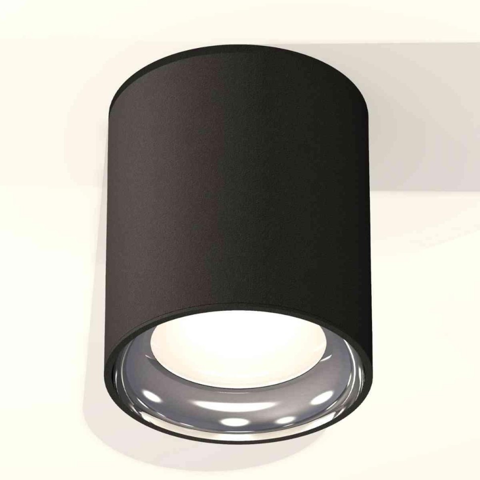 Комплект накладного светильника Ambrella light Techno Spot XS7422011 SBK/PSL черный песок/серебро полированное (C7422, N7023)
