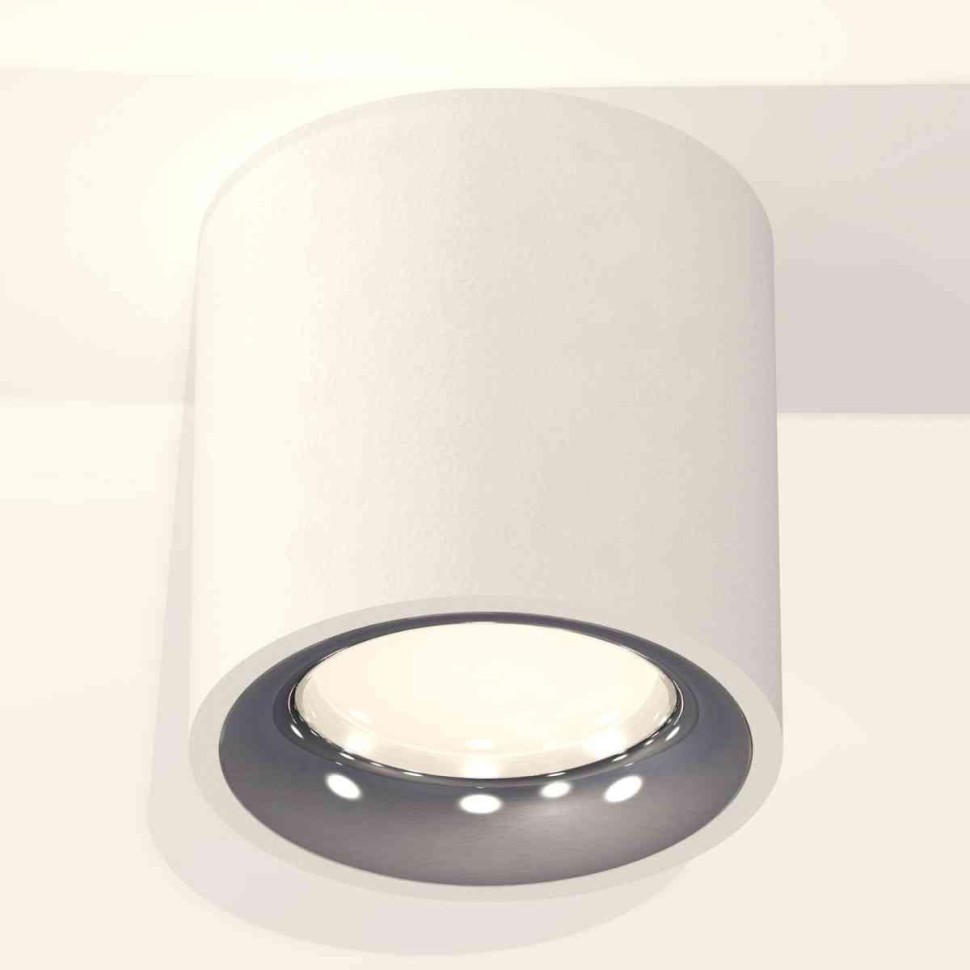 Комплект накладного светильника Ambrella light Techno Spot XS7531022 SWH/PSL белый песок/серебро полированное (C7531, N7012)