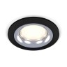Комплект встраиваемого светильника Ambrella light Techno Spot XC7622003 SBK/PSL черный песок/серебро полированное (C7622, N7012)