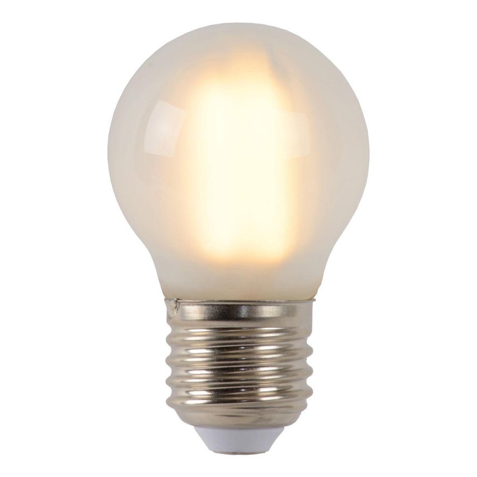 Лампа светодиодная диммируемая Lucide E27 4W 2700K матовая 49021/04/67