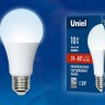 Лампа светодиодная Uniel E27 10W 4000K матовая LED-A60-10W/NW/E27/FR/24-48V UL-00002382