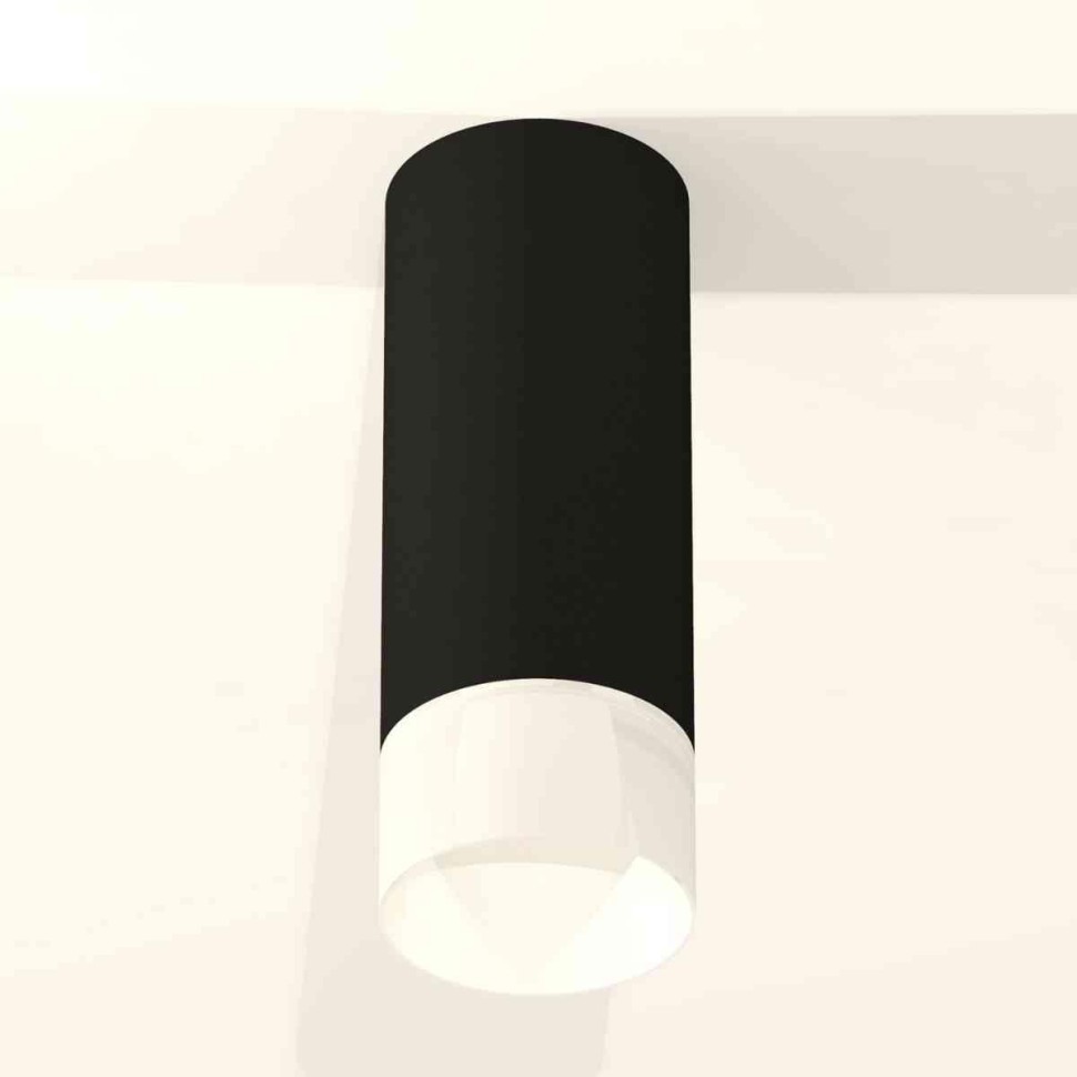 Комплект накладного светильника Ambrella light Techno Spot XS7443016 SBK/FR черный песок/белый матовый (C7443, N7170)