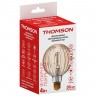 Лампа светодиодная филаментная Thomson E27 4W 1800K шар прозрачная TH-B2191