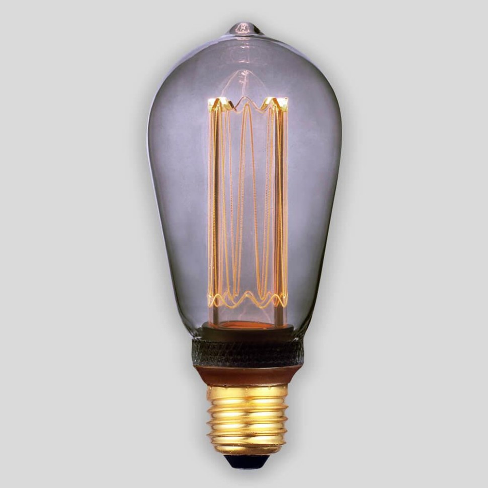 Лампа светодиодная Hiper E27 4W 1800K дымчатая HL-2226