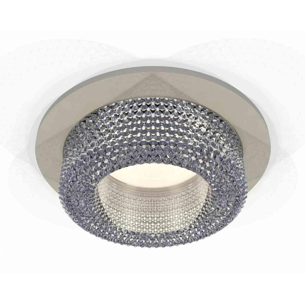 Комплект встраиваемого светильника Ambrella light Techno Spot XC7623020 SGR/CL серый песок/прозрачный (C7623, N7191)
