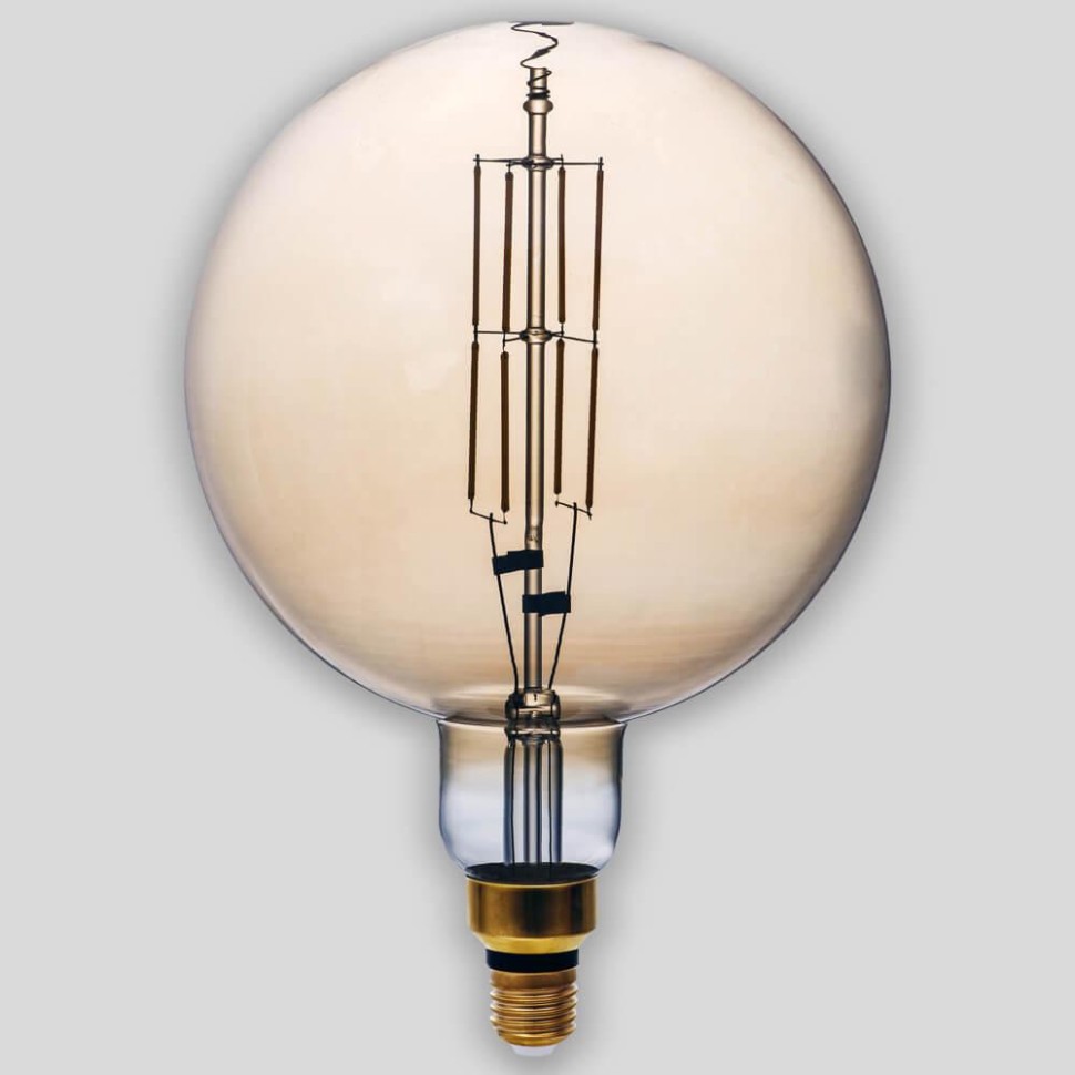 Лампа светодиодная филаментная Thomson E27 8W 1800K шар прозрачная TH-B2175