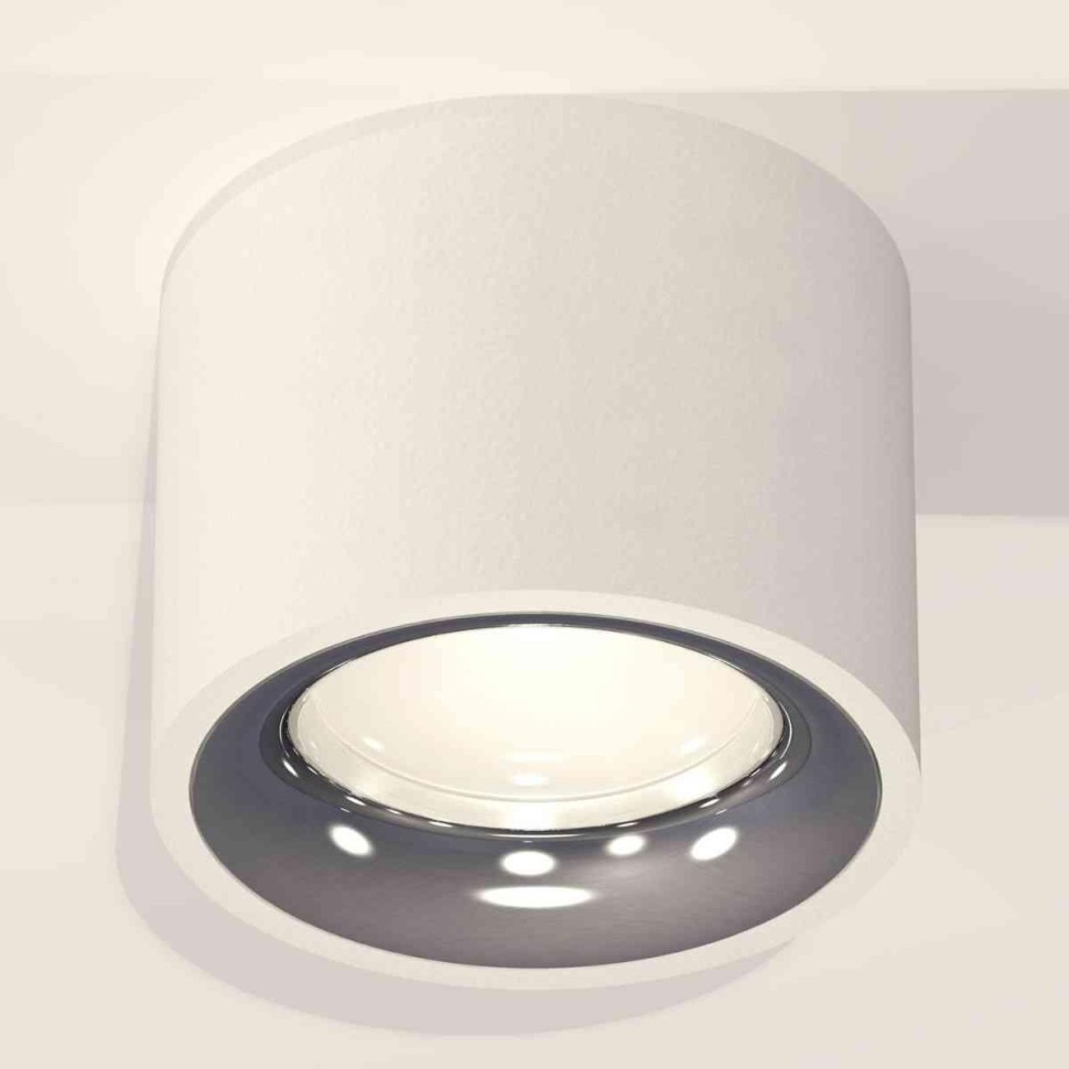 Комплект накладного светильника Ambrella light Techno Spot XS7510022 SWH/PSL белый песок/серебро полированное (C7510, N7012)