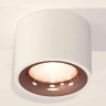 Комплект накладного светильника Ambrella light Techno Spot XS7510025 SWH/PPG белый песок/золото розовое полированное (C7510, N7015)