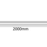 Шинопровод однофазный с питанием и заглушкой Crystal Lux CLT 0.11 01 L2000 BL
