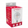 Лампа светодиодная филаментная Thomson E27 7W 4500K шар прозрачная TH-B2378