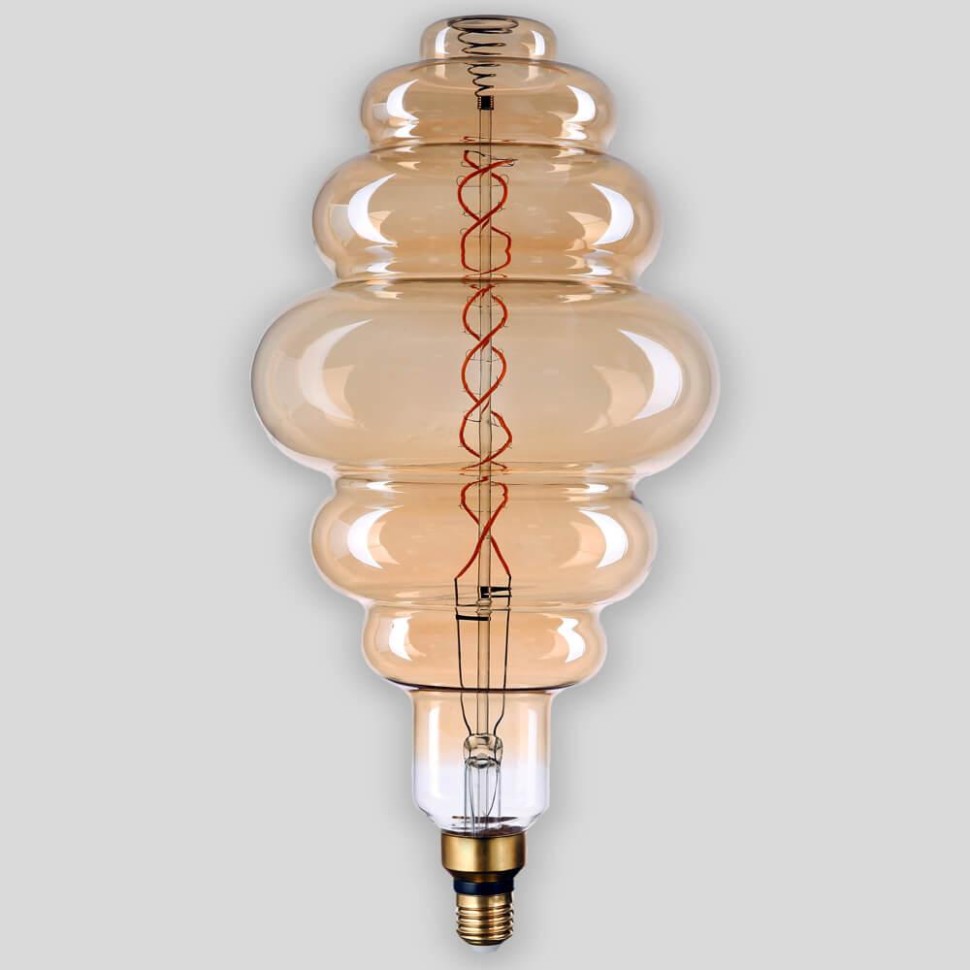 Лампа светодиодная филаментная Thomson E27 8W 1800K вздутая прозрачная TH-B2185