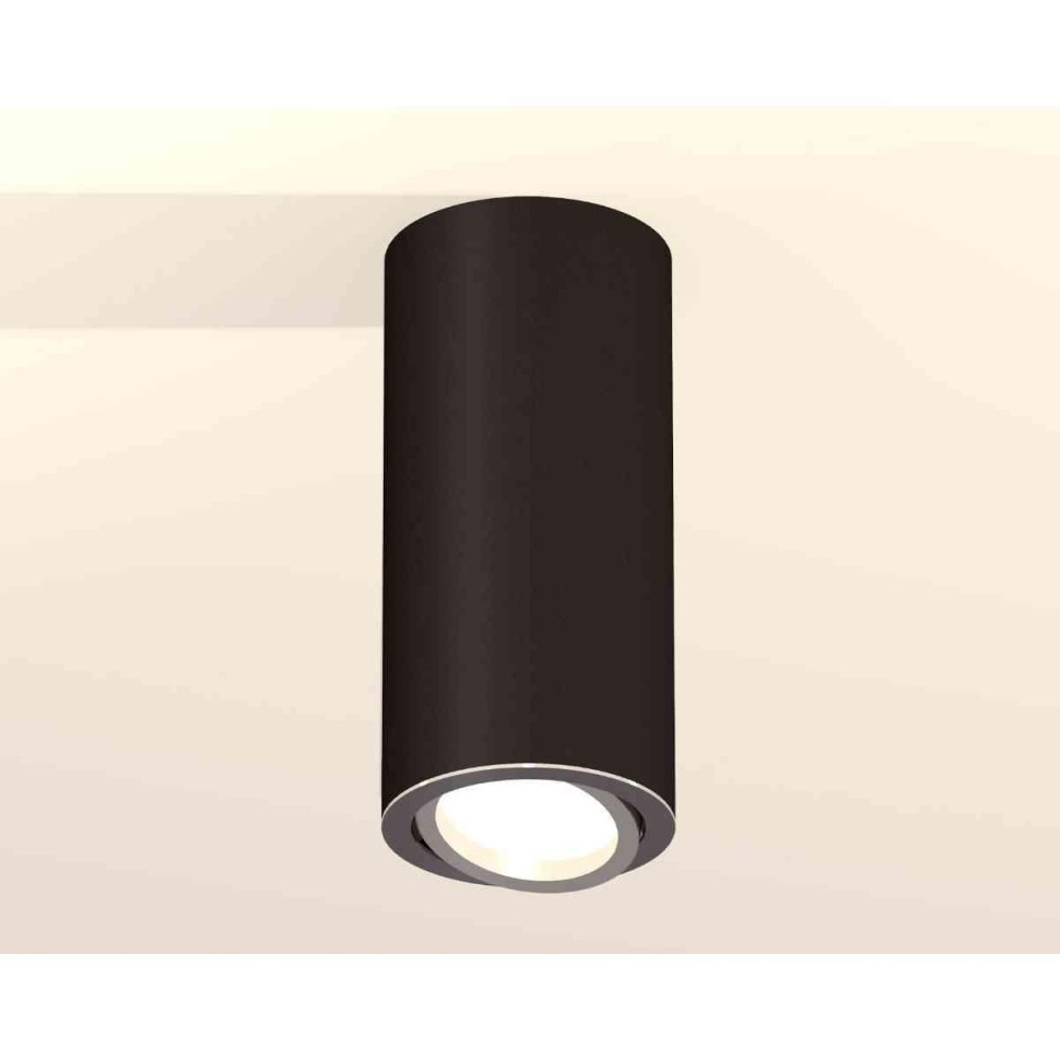 Комплект накладного светильника Ambrella light Techno Spot XS7443003 SBK/PSL черный песок/серебро полированное (C7443, N7003)
