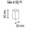 Потолочный светильник TopDecor Tubo6 SQ P1 16