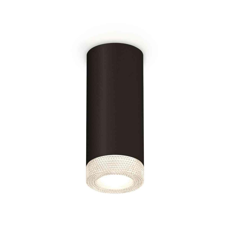 Комплект накладного светильника Ambrella light Techno Spot XS7443010 SBK/CL черный песок/прозрачный (C7443, N7191)