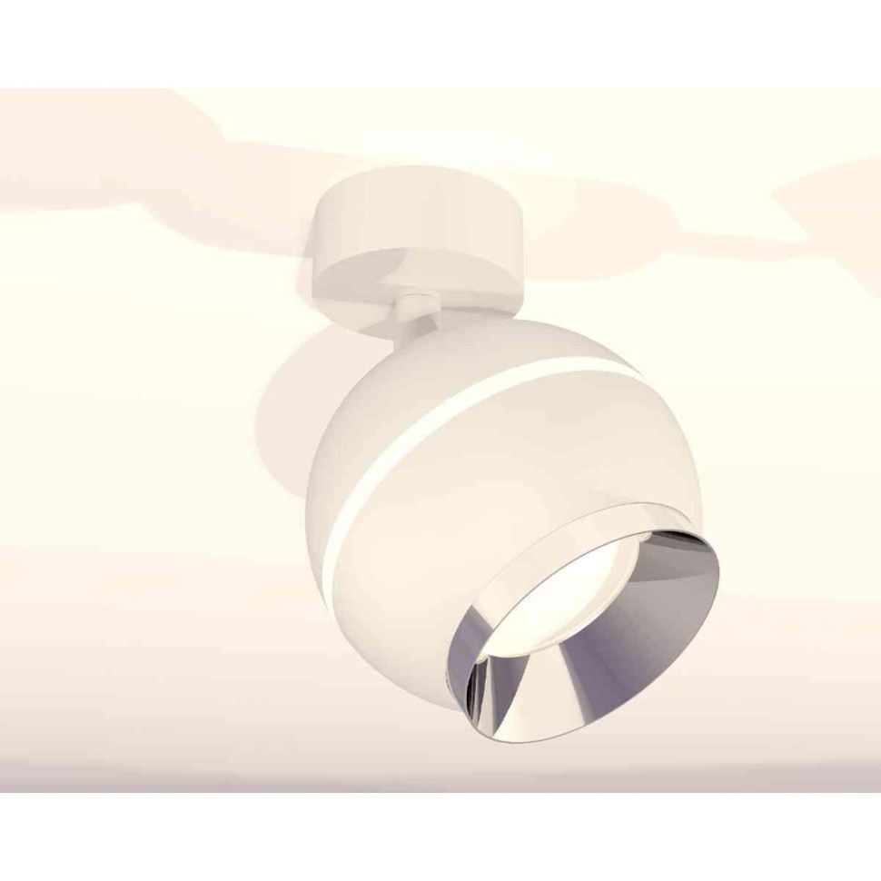 Комплект накладного светильника Ambrella light Techno Spot XM1101002 SWH/PSL белый песок/серебро полированное (A2202, C1101, N7032)